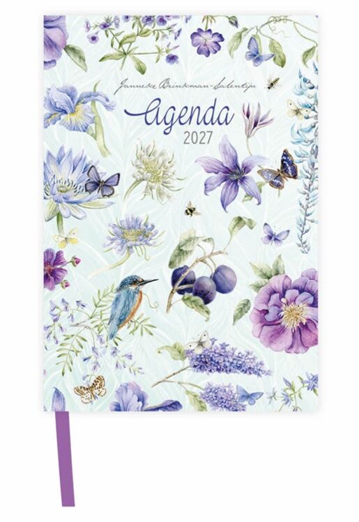 Janneke Brinkman zak-agenda Blauwe Bloemen