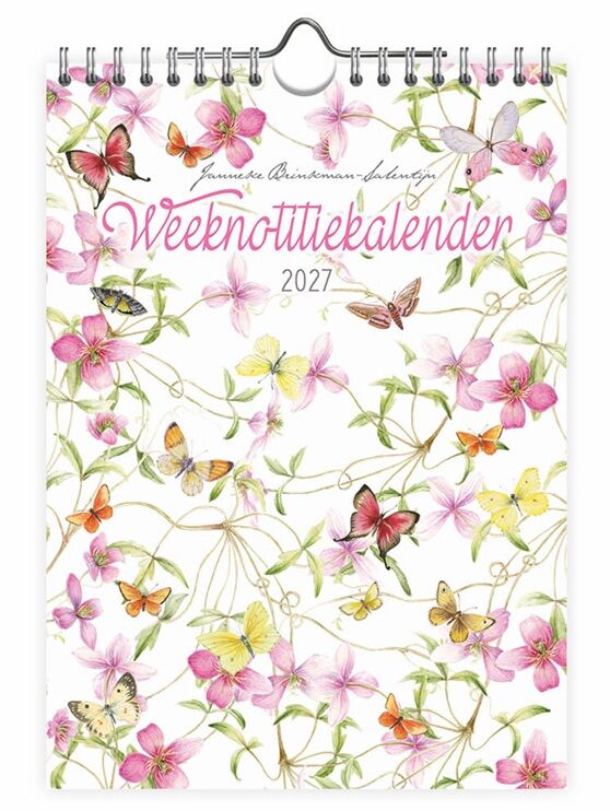 Janneke Brinkman WeekNotitiekalender Clematis 2027