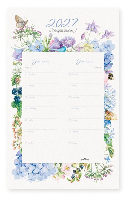 Marjolein Bastin schild kalender 2027
