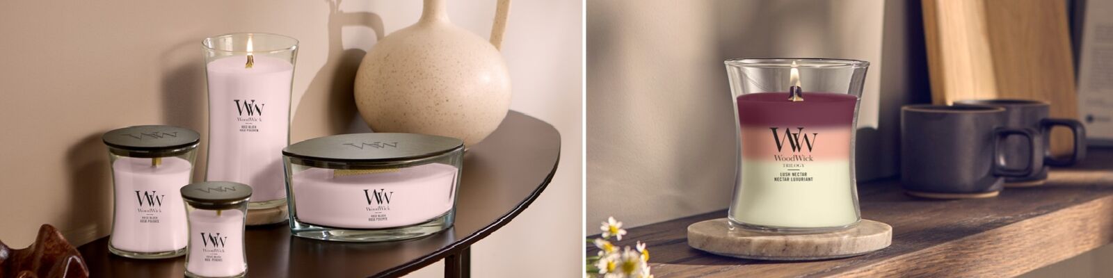 Woodwick geurkaarsen Slider