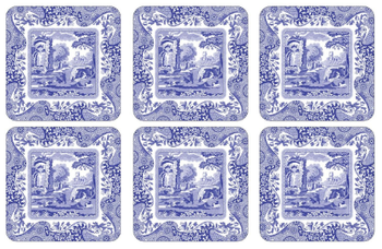 Blue italian onderzetters