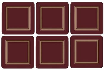 Classic Burgundy onderzetters