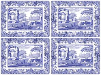 Blue italian placemats