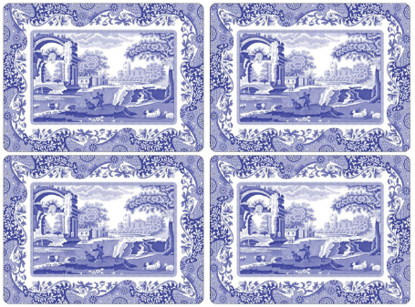 Blue italian placemats