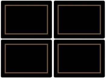 Classic Black placemats