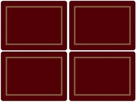 Classic Burgundy placemats
