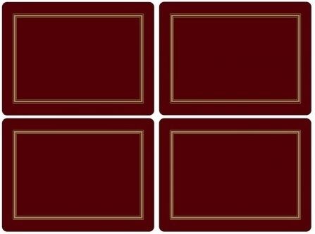 Classic Burgundy placemats