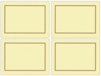 Classic Cream placemats