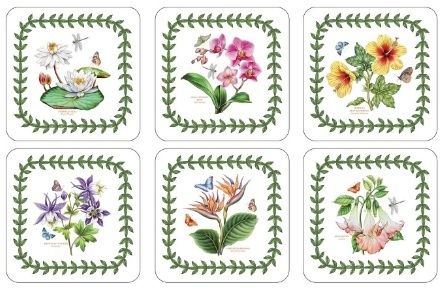 pimpernel exotic botanic garden coasters