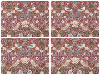Strawberry Thief Red Placemats