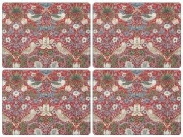 Strawberry Thief Red Placemats