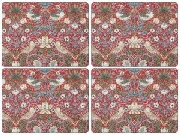 Strawberry Thief Red Placemats