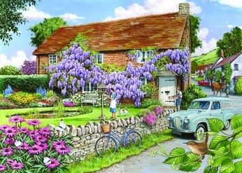 Puzzle Wisteria Cottage CMYK