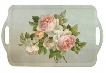 Lg Handletray antique rose