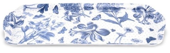 botanic blue dienblad sandwichtray