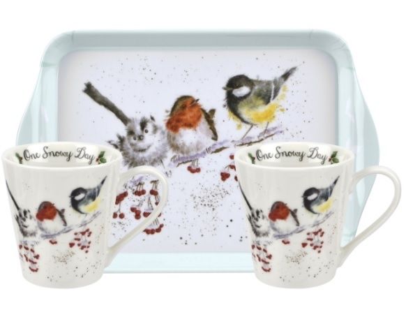 Wrendale Christmas mug & tray