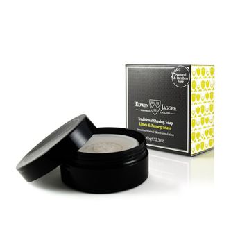 Edwin Jagger Scheerzeep in bowl Limes & Pomegranate