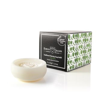Edwin Jagger Scheerzeep 3 pack navulling Aloë Vera