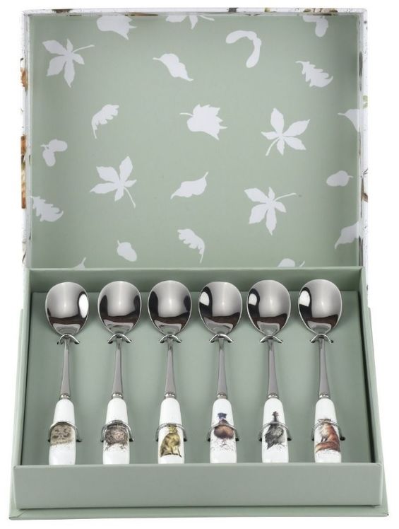 Wrendale theelepels set van 6